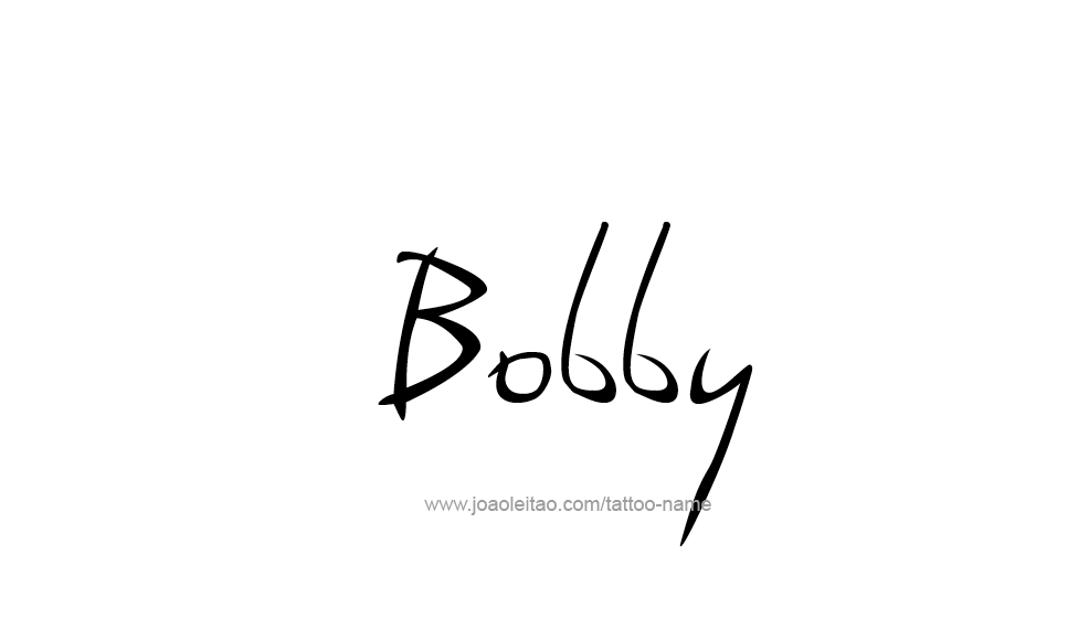 Booby Name Tattoo Designs