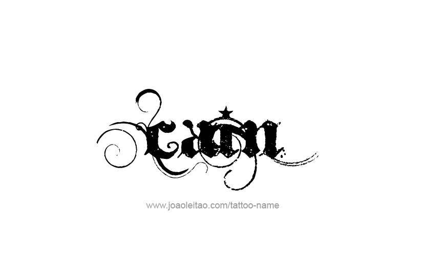 Cain Name Tattoo Designs