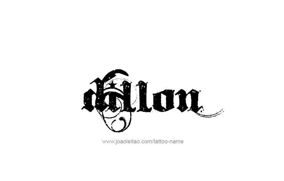 Dillon Name Tattoo Designs