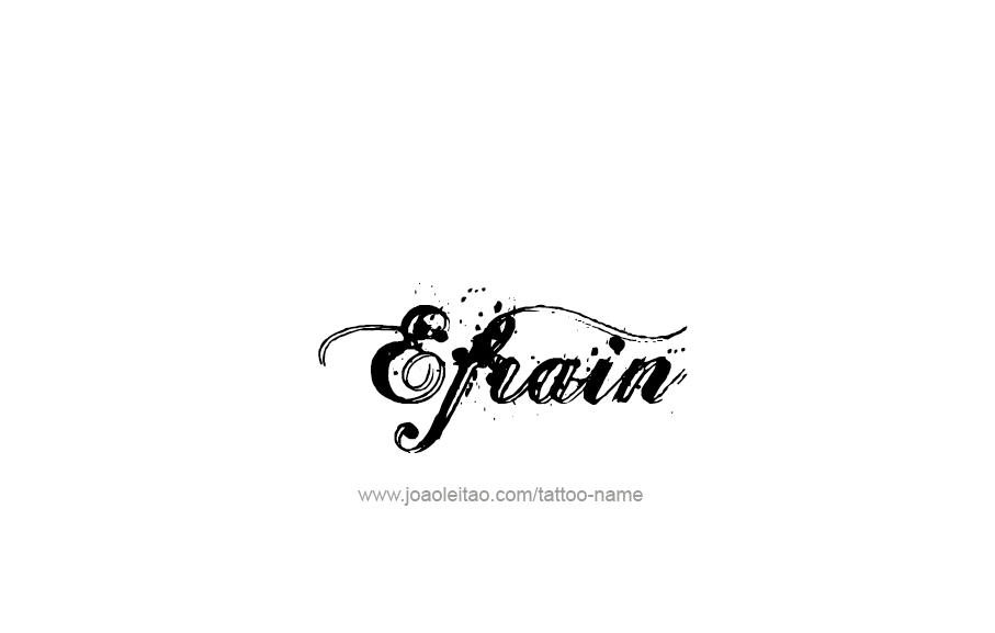 Efrain Name Tattoo Designs