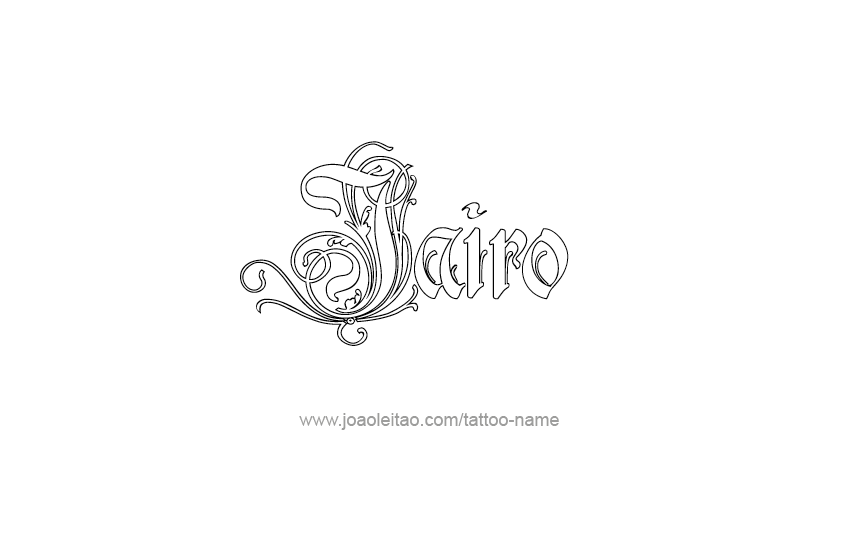 Tattoo Design  Name Jairo   