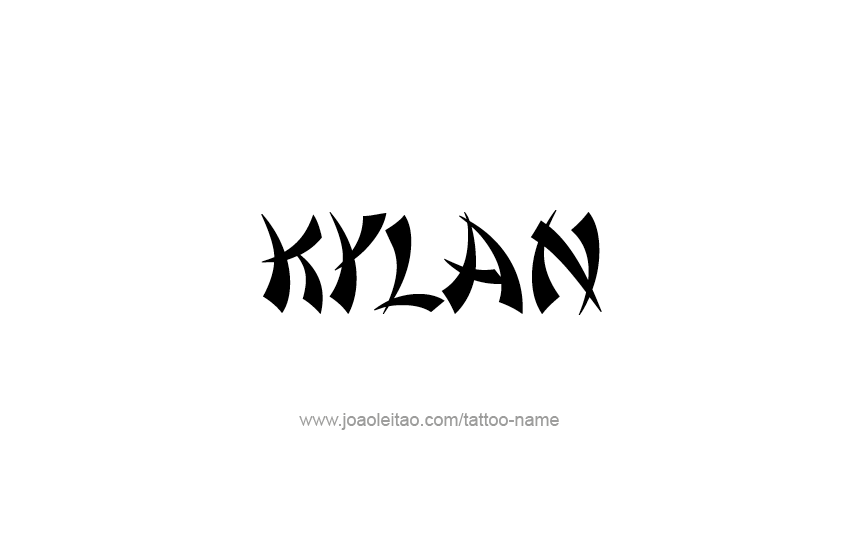 Tattoo Design  Name Kylan