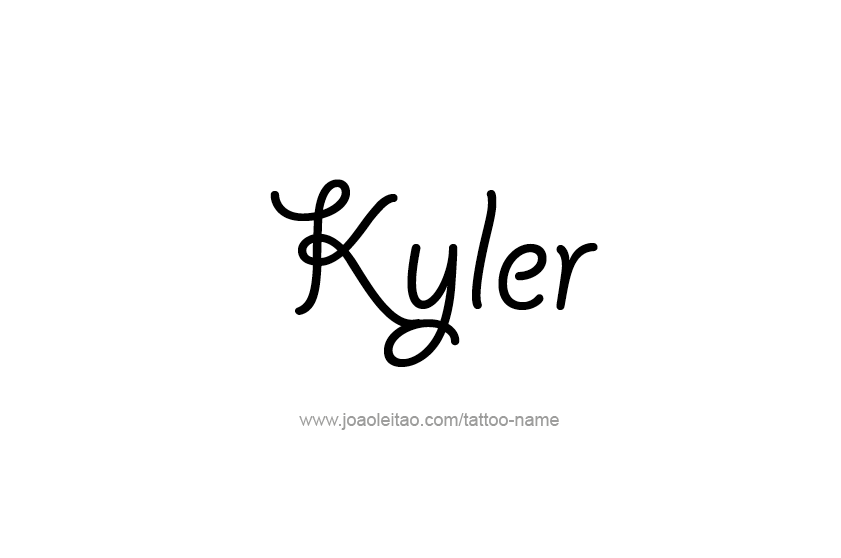Kyler Name Tattoo Designs
