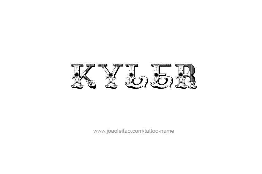 Kyler Name Tattoo Designs