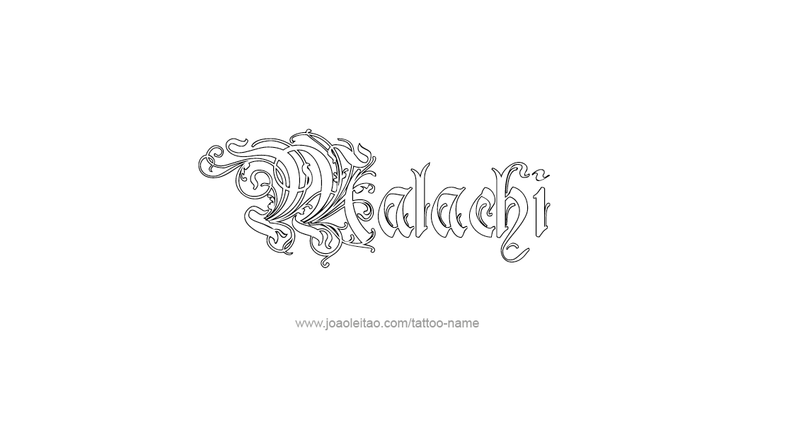 Malachi Name Tattoo Designs