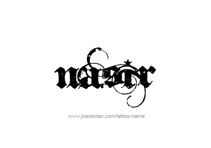 Tattoo Design  Name Nasir   