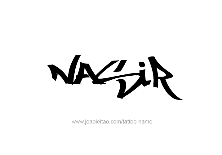 Tattoo Design  Name Nasir   