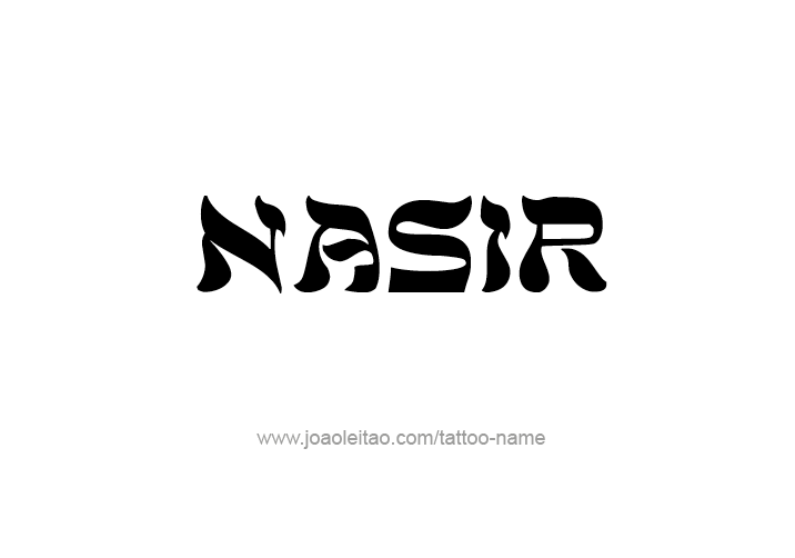 Tattoo Design  Name Nasir   