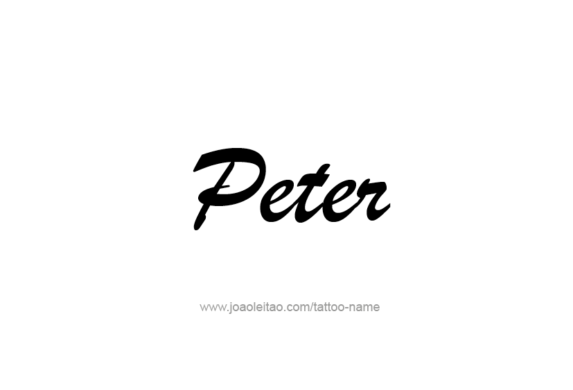 peter tattoo
