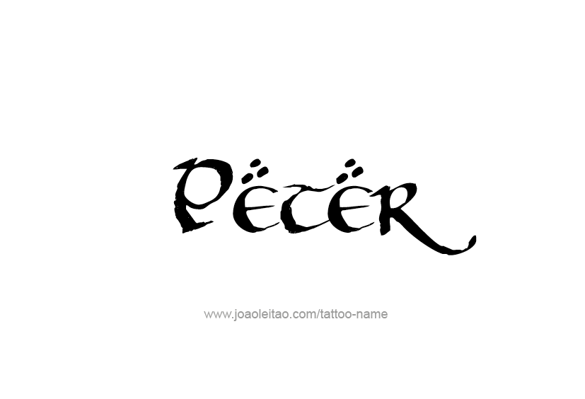 peter tattoo