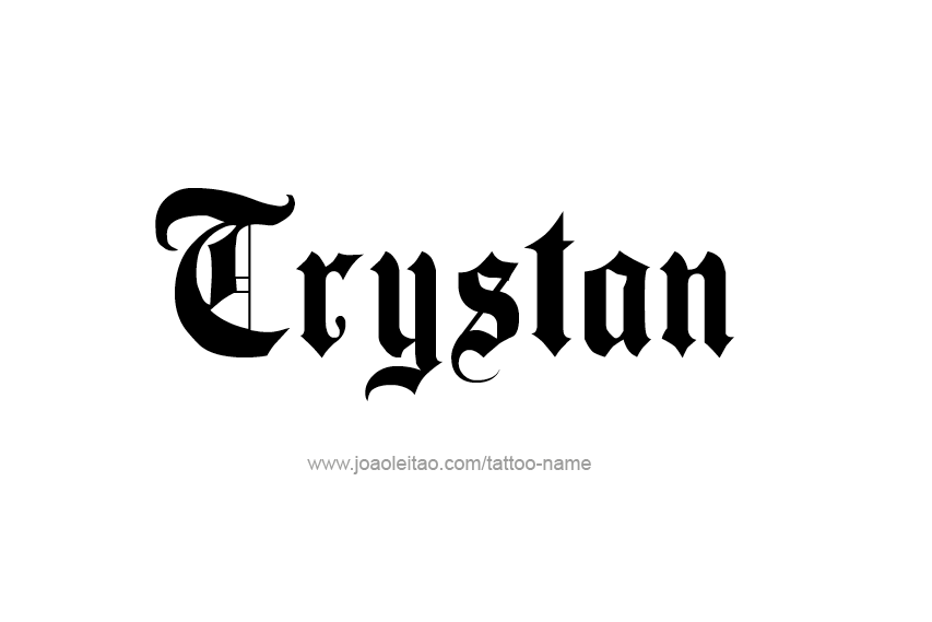 Trystan Name Tattoo Designs