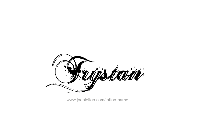 Trystan Name Tattoo Designs
