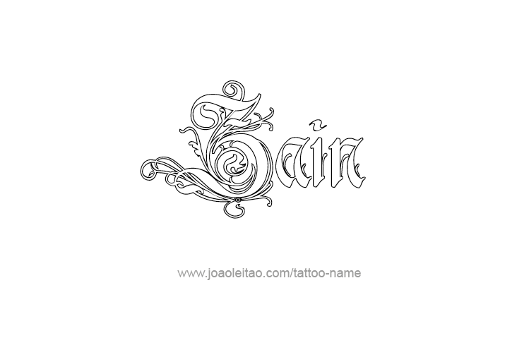 Zain Name Tattoo Designs