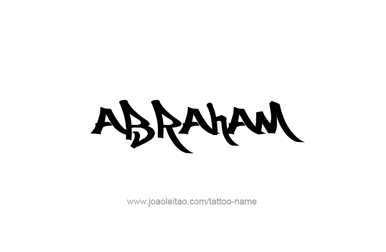 Tattoo Design Prophet Name Abraham