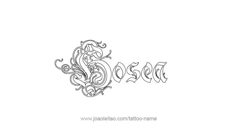 Hosea Prophet Name Tattoo Designs - Page 4 of 5 - Tattoos with Names