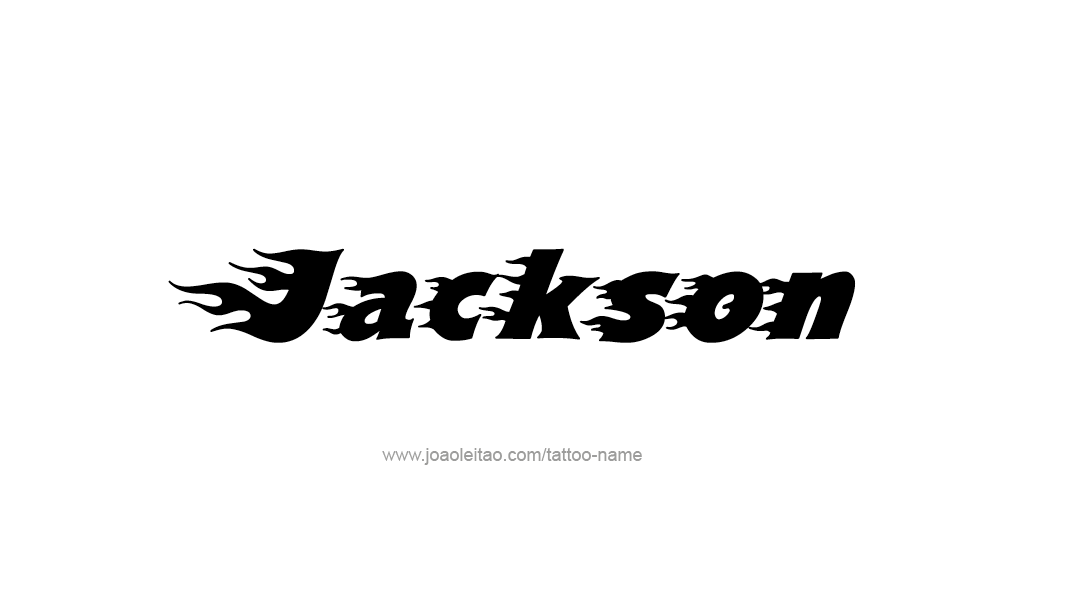 Tattoo Design USA Capital City Name Jackson