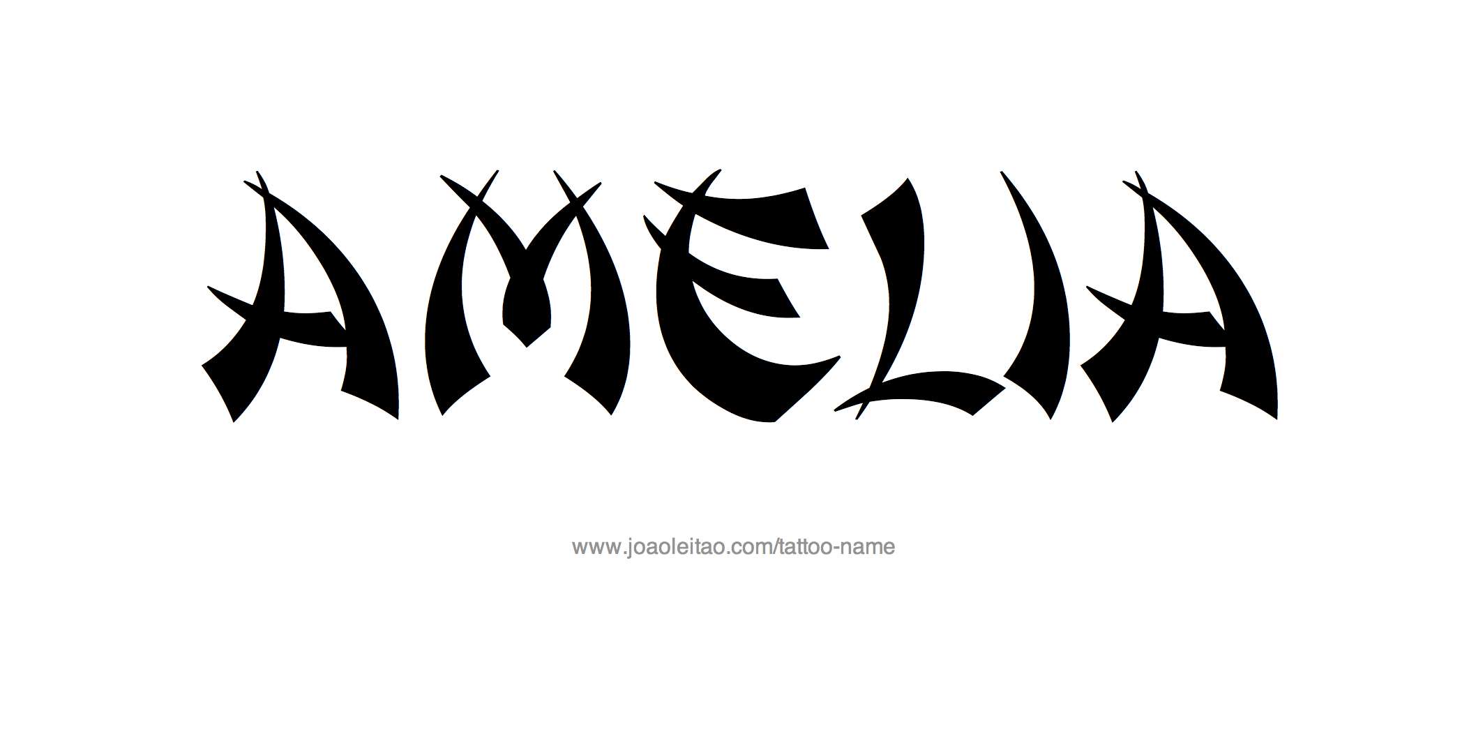 Amelia Name Tattoo Designs - ditodoloqepiensas