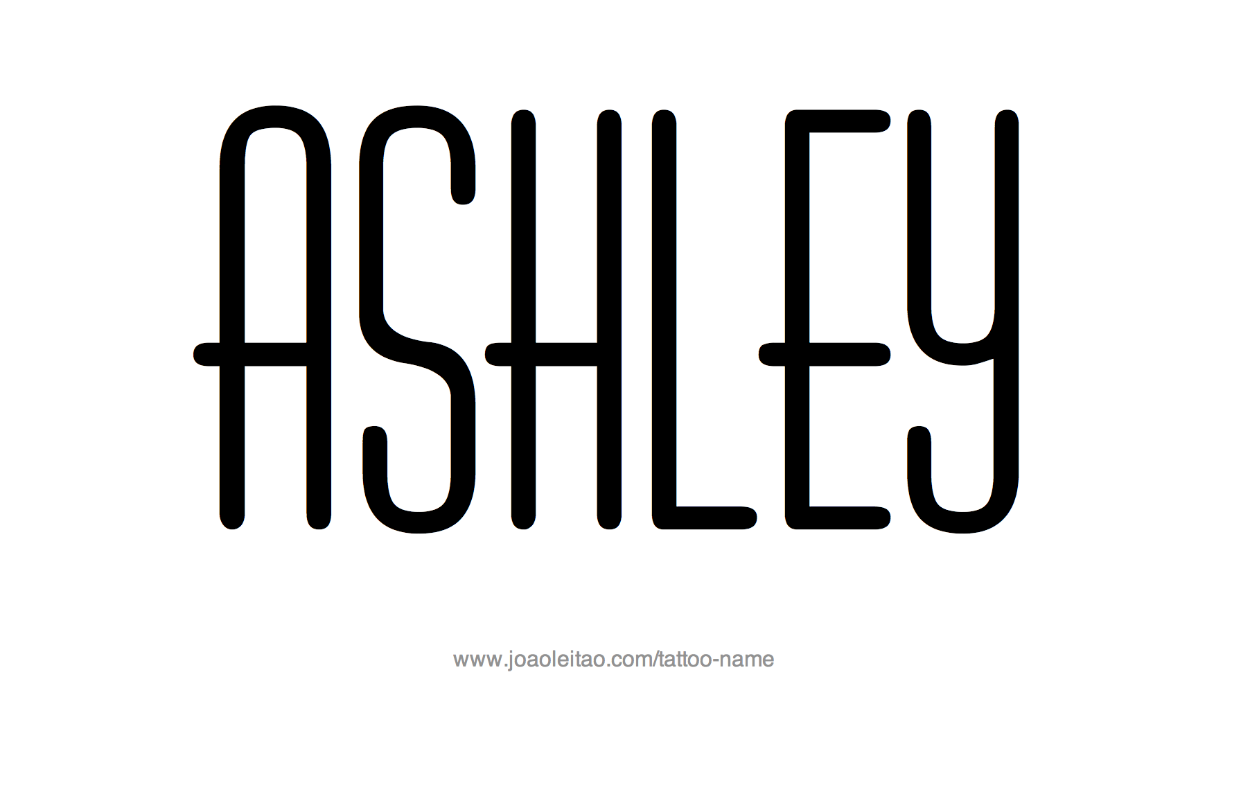 Cool Ashley Name Design