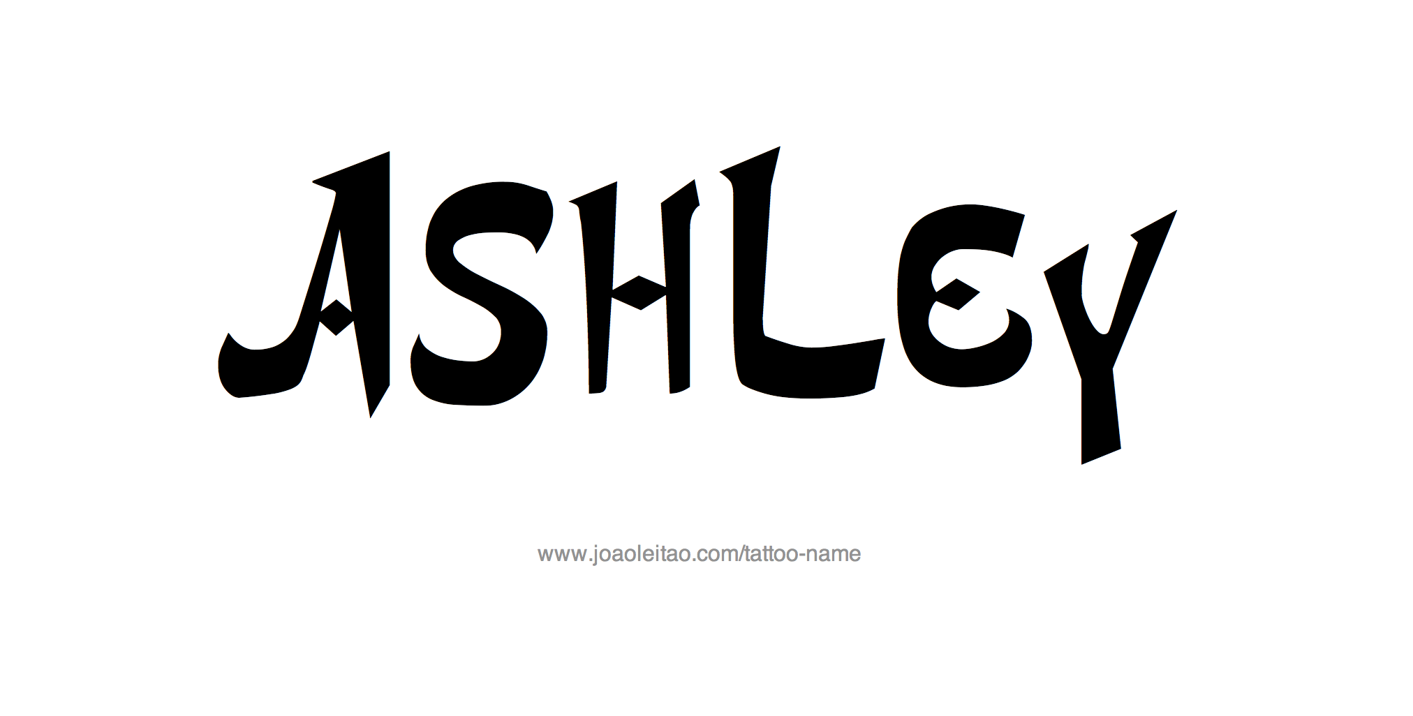 Ashley Name Tattoo Designs