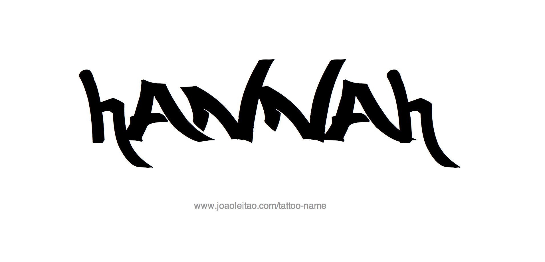 Hannah Name Tattoo Designs