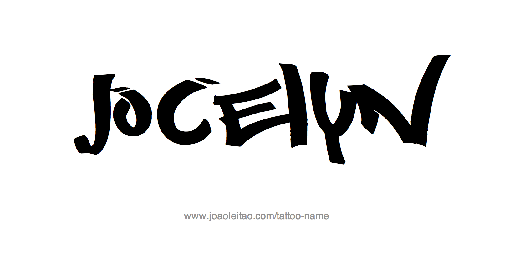 Jocelyn Name Tattoo Designs