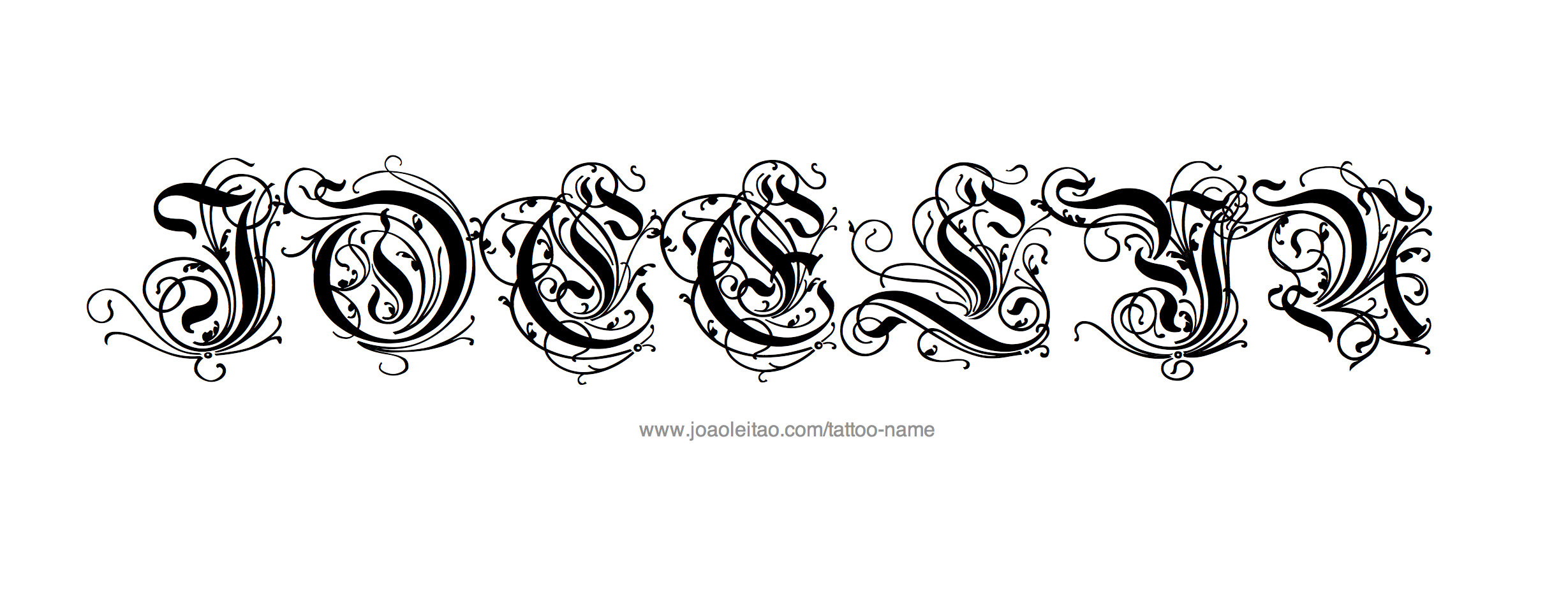 Jocelyn Name Tattoo Designs