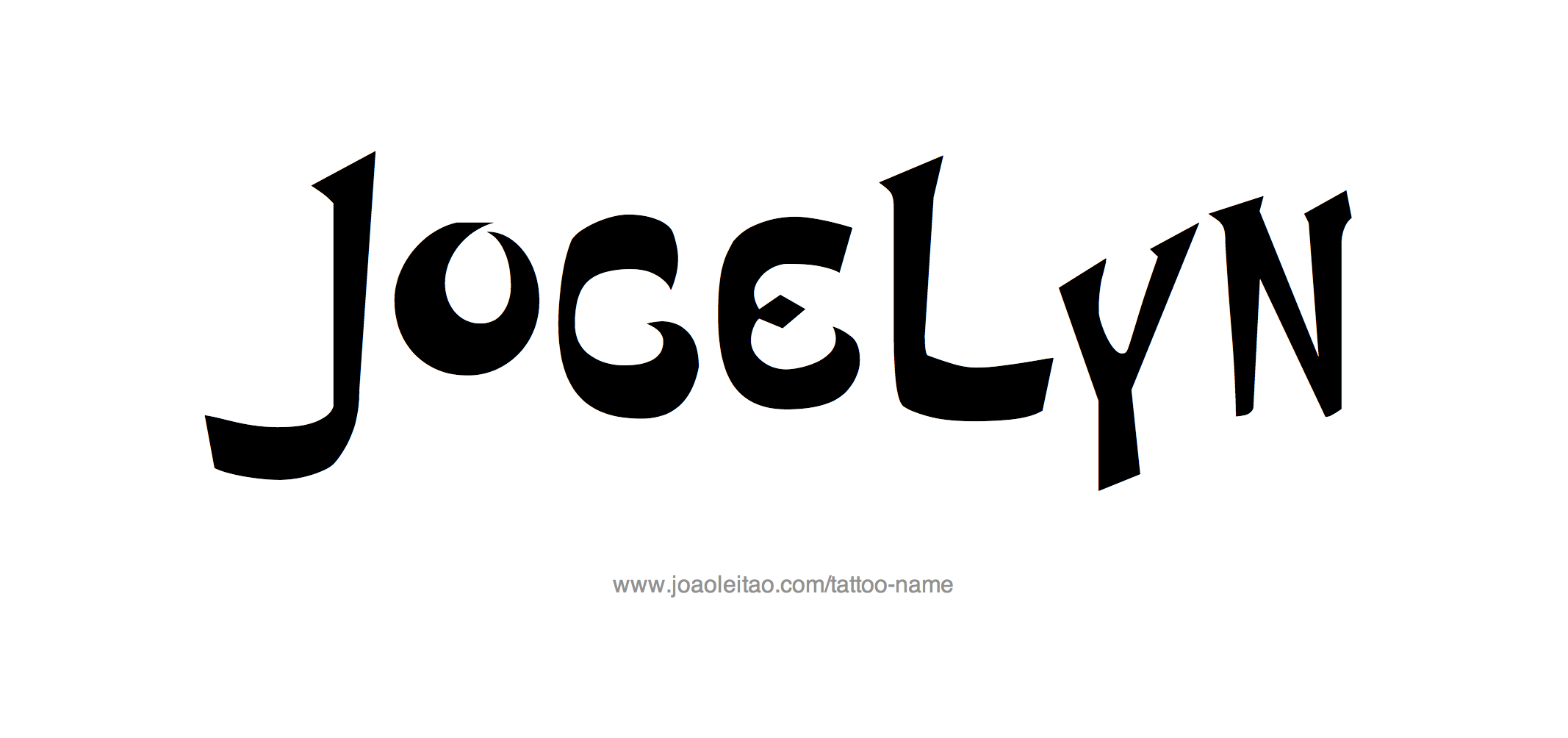 Jocelyn Name Tattoo Designs