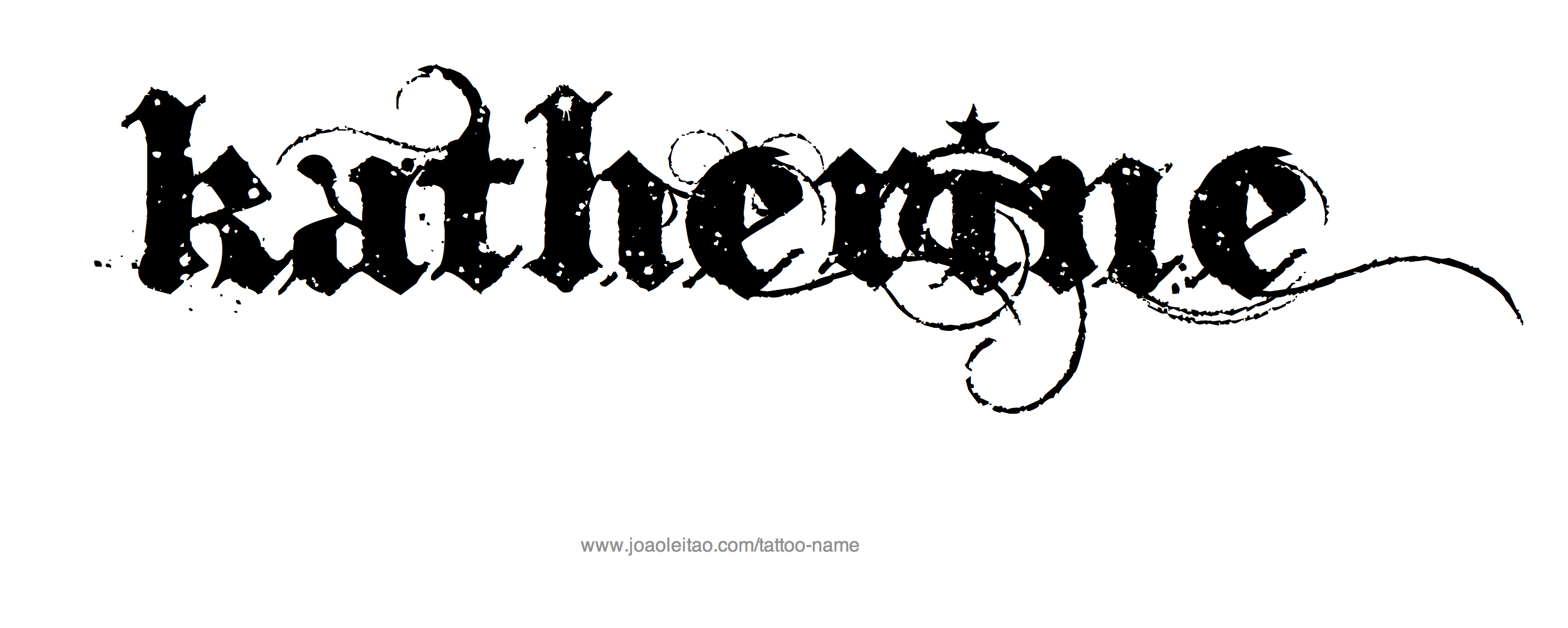 Katherine Name Tattoo Designs