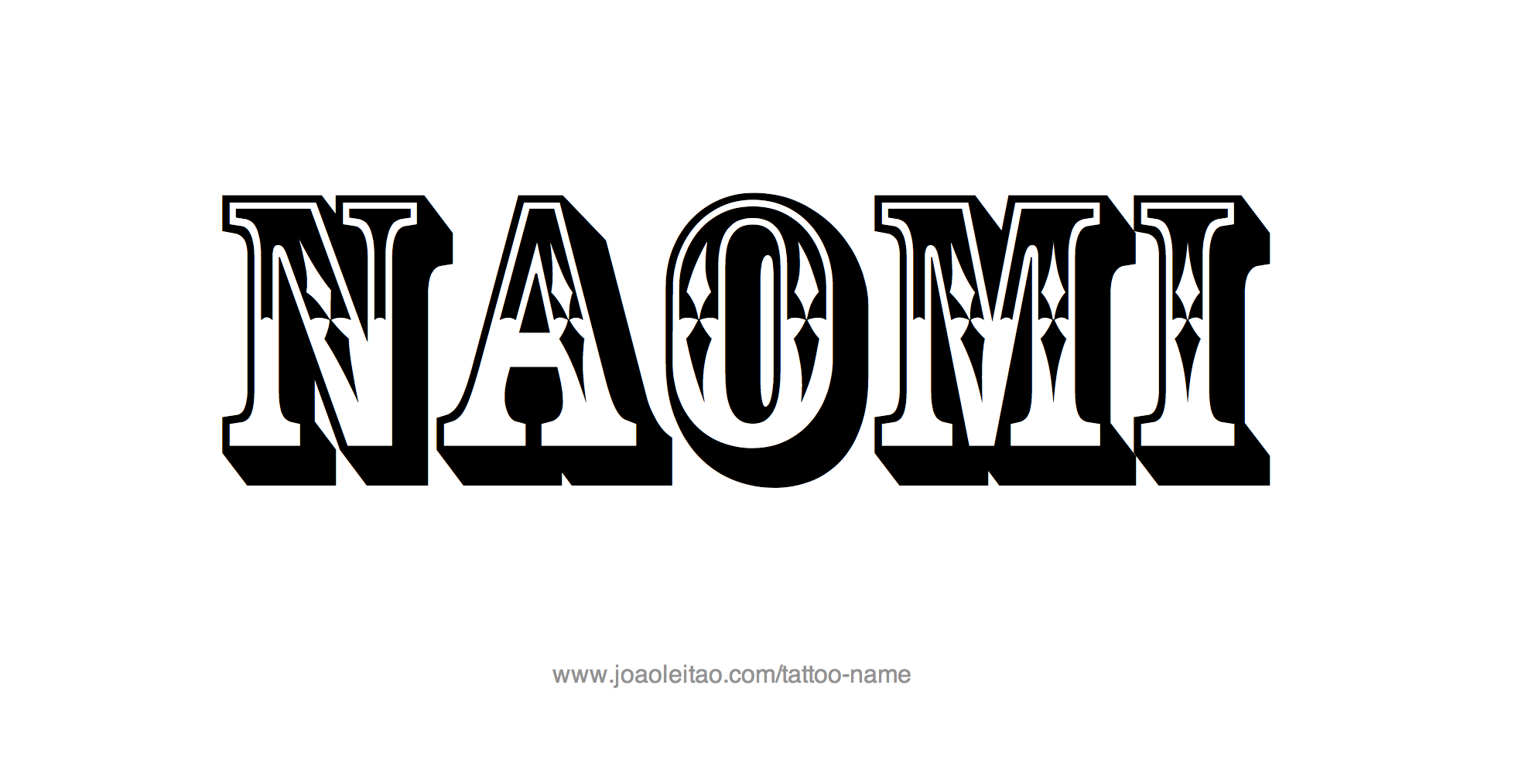 Naomi Name Tattoo Designs