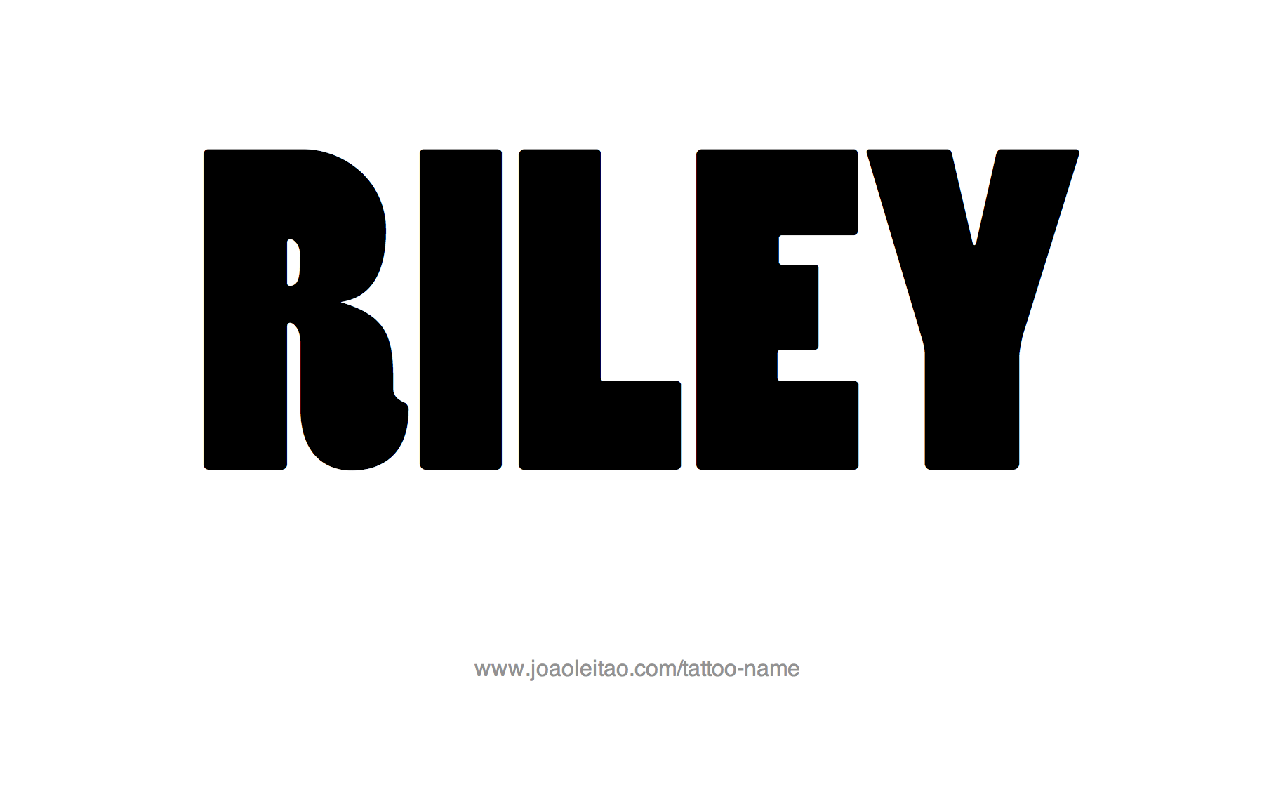 Riley Name Tattoo Designs