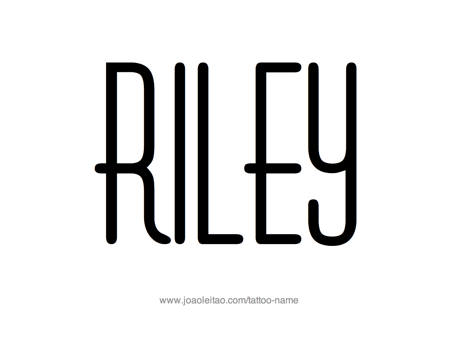 Riley Name Tattoo Designs