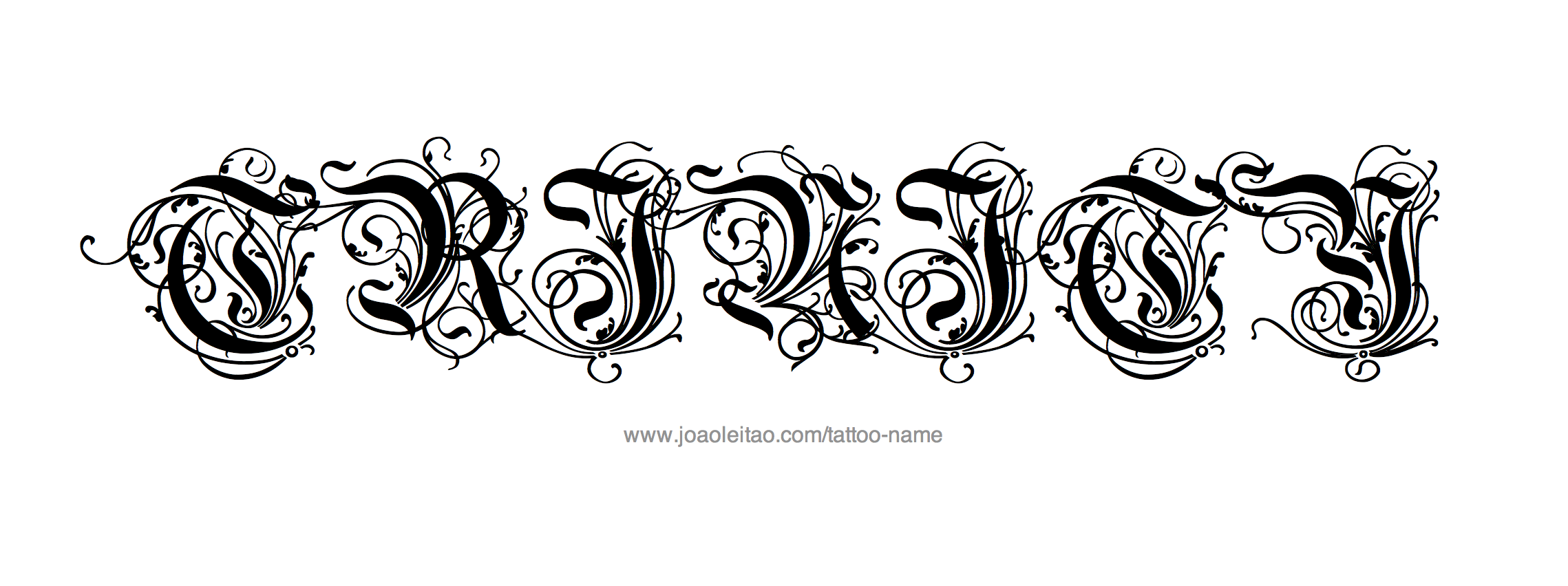 Trinity Name Tattoo Designs