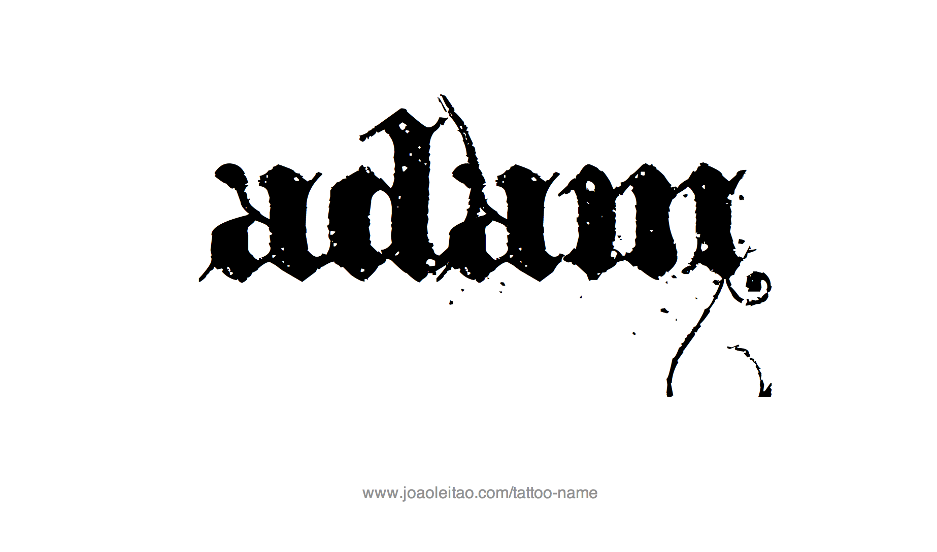 Adam Name Design