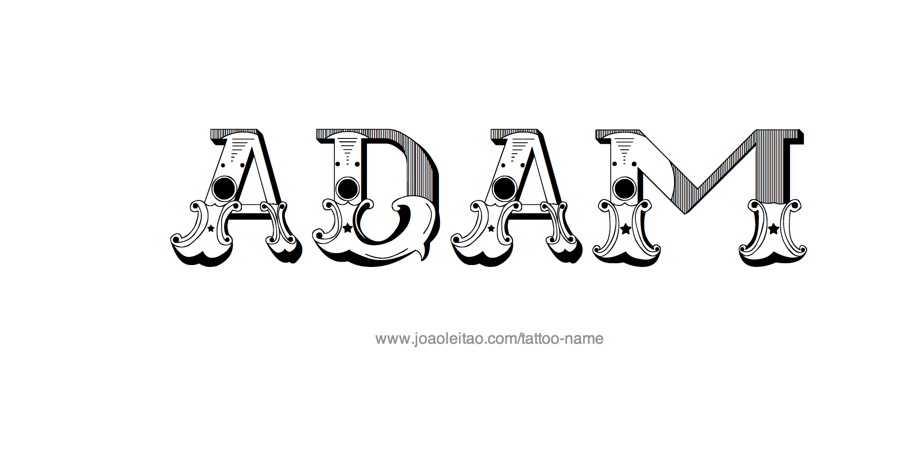 Adam Name Design