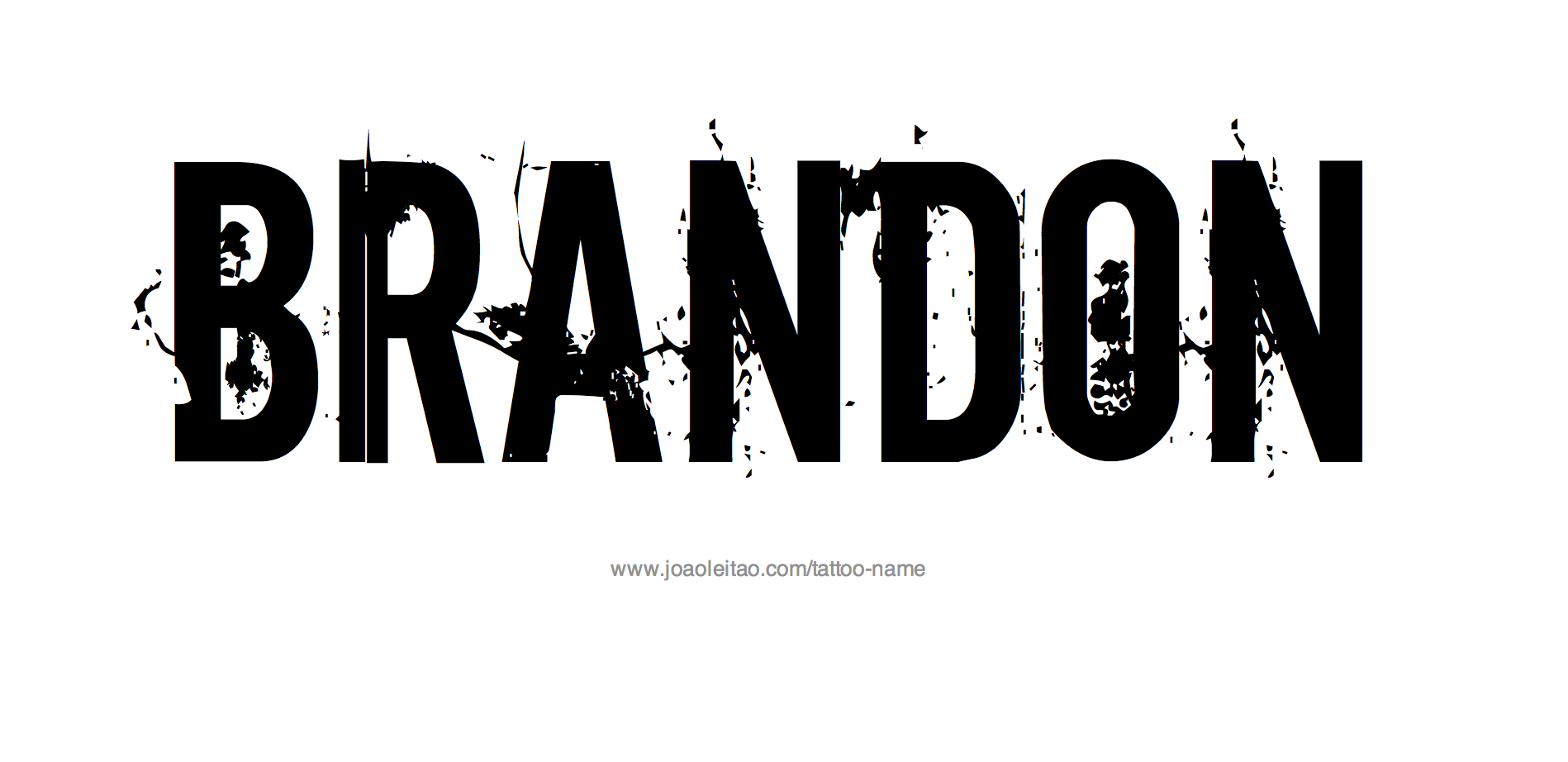 Brandon Name Tattoo Designs