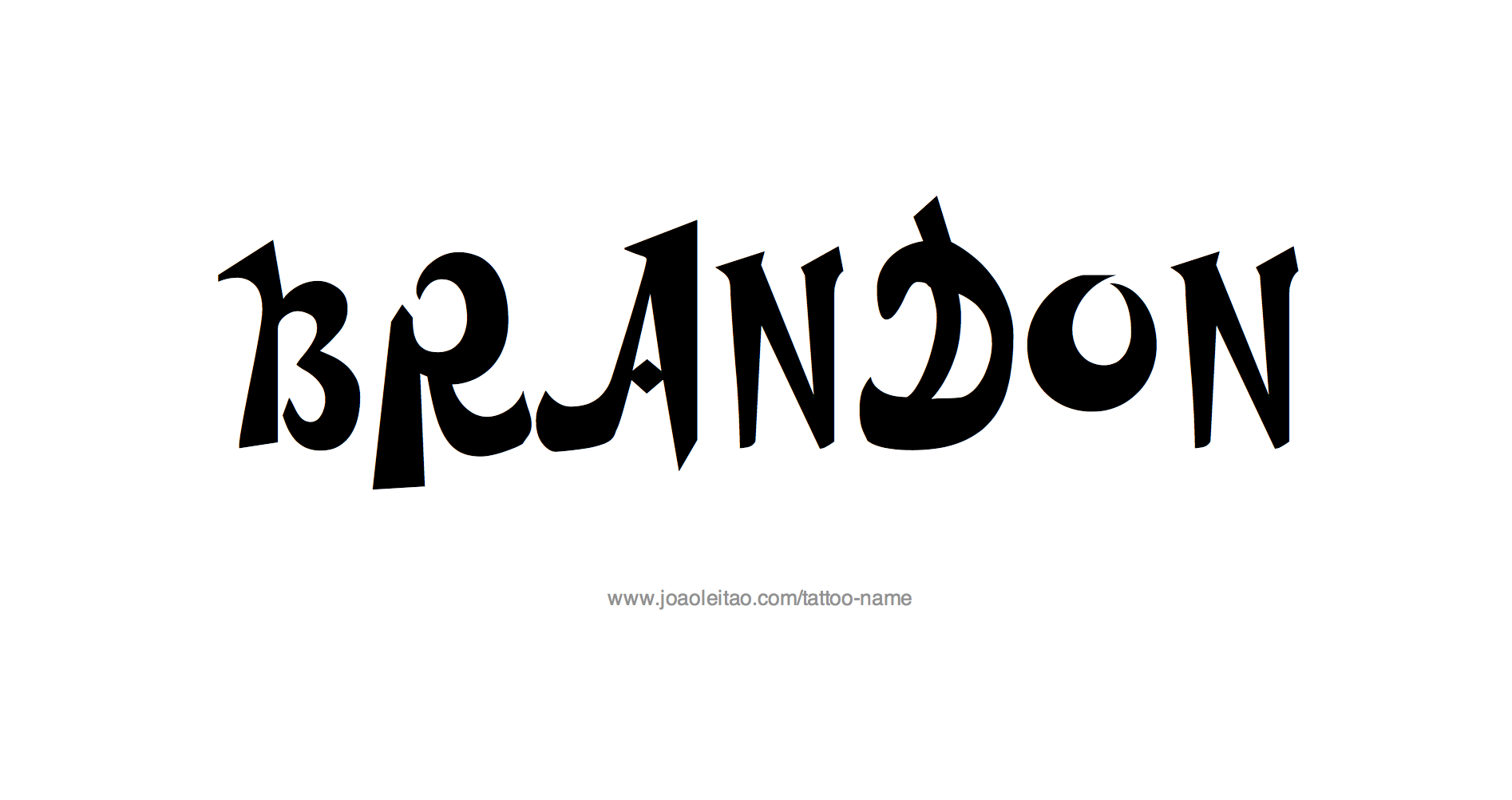 Brandon Name Tattoo Designs