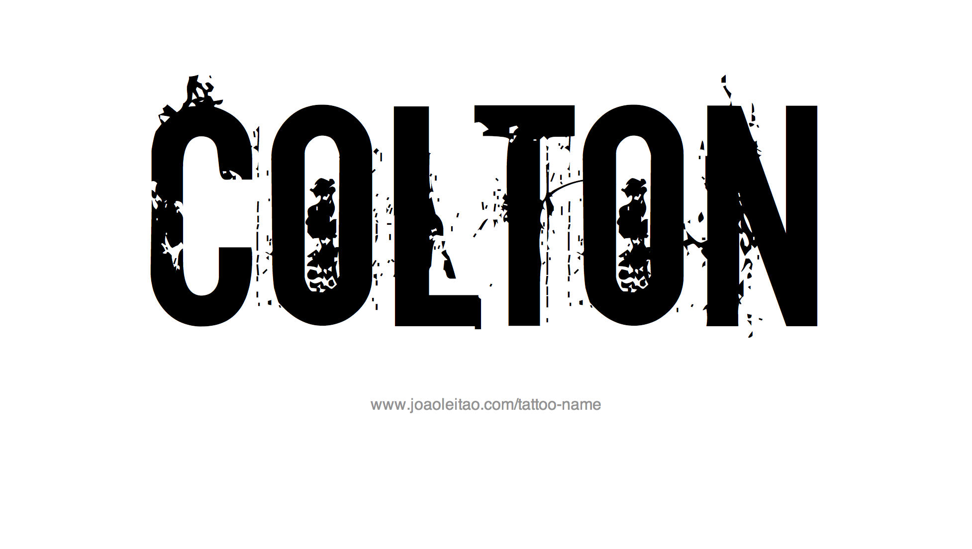 Colton Name Tattoo Designs