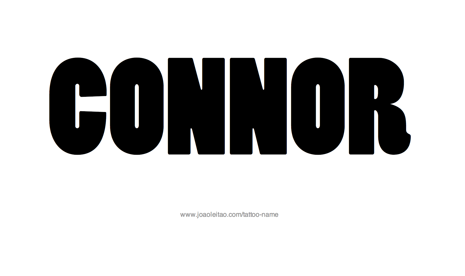 Connor Name Tattoo Designs