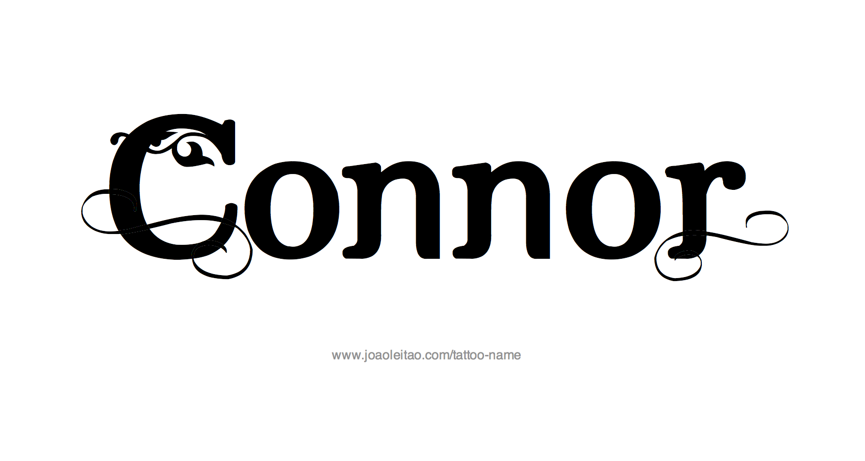 Connor Name Tattoo Designs