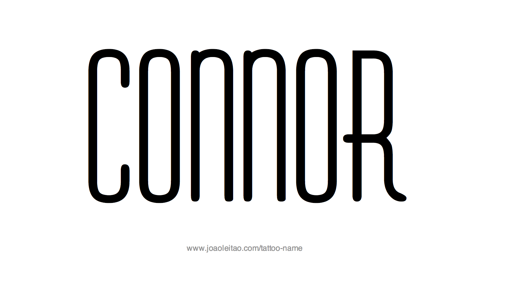 Connor Name Tattoo Designs