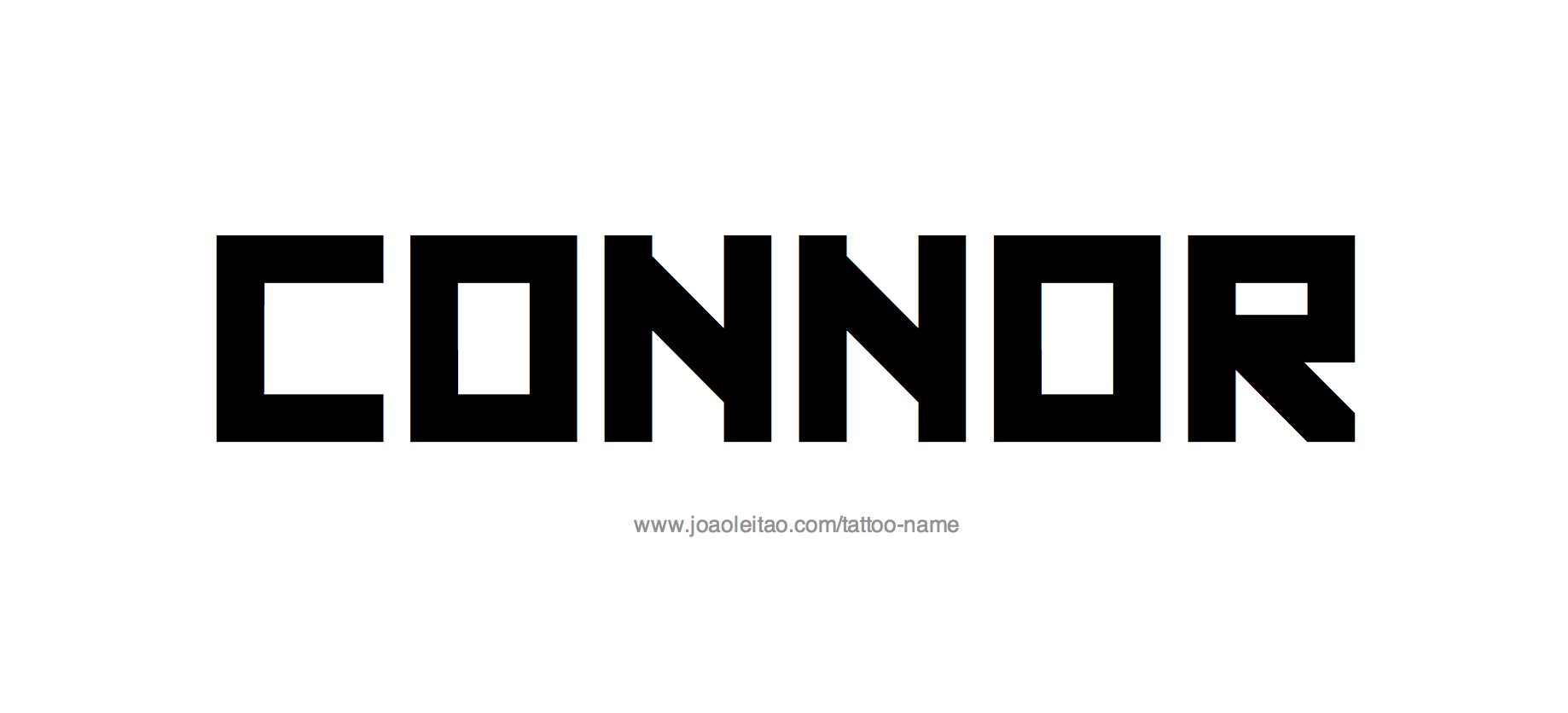 Connor Name Tattoo Designs