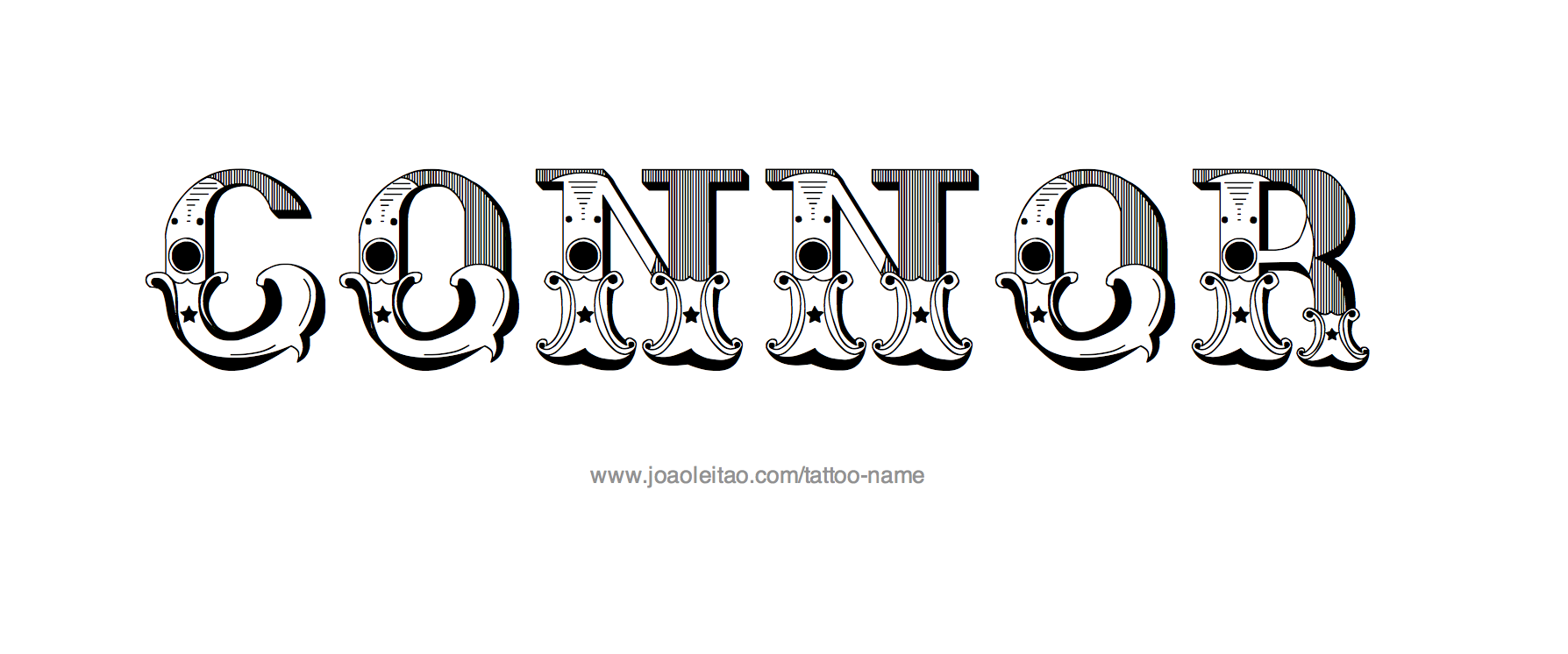 Connor Name Tattoo Designs