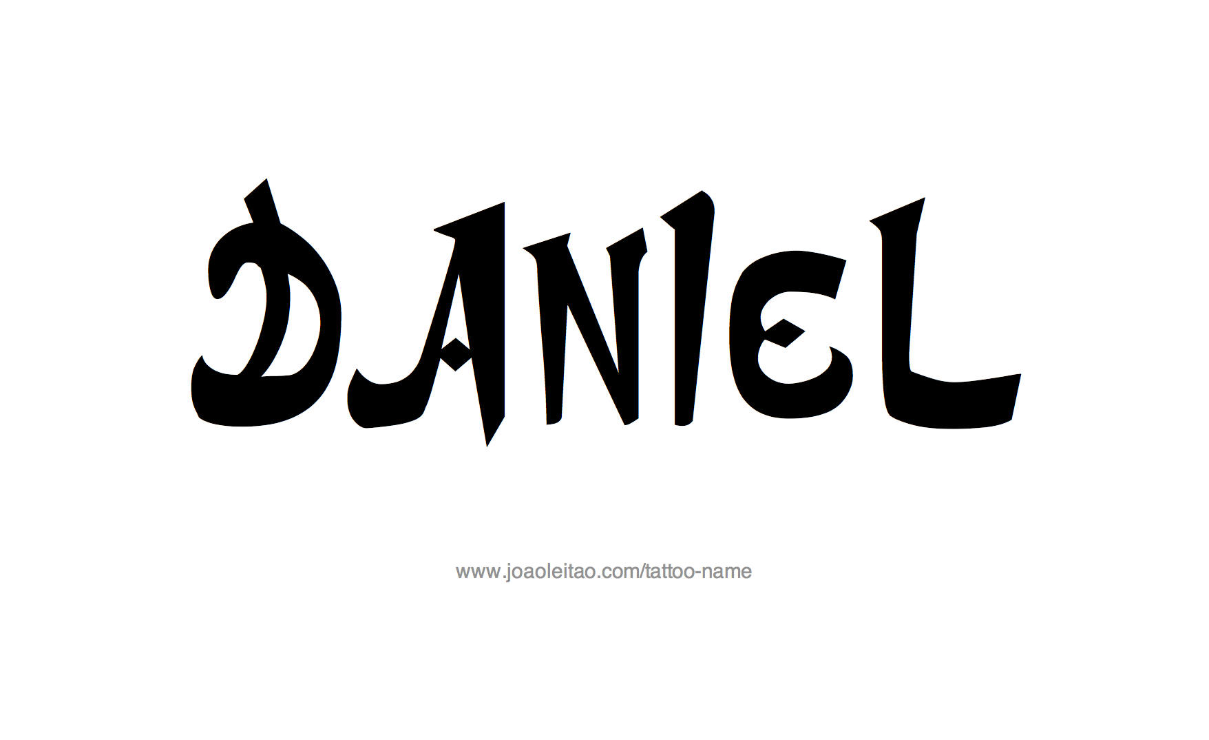 Daniel Name Tattoo Designs