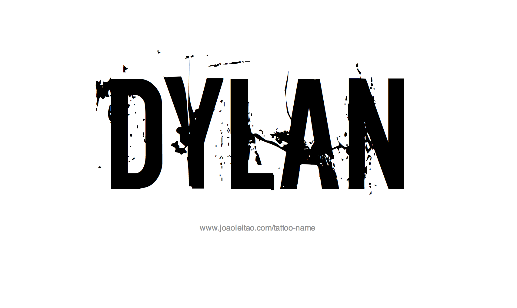 Dylan Name Tattoo Designs