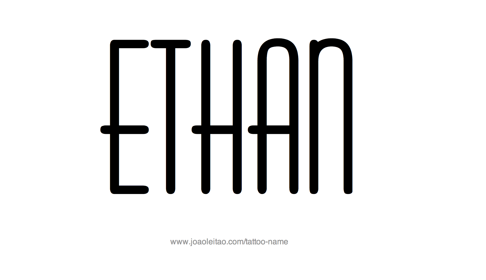 Ethan Name Tattoo Designs