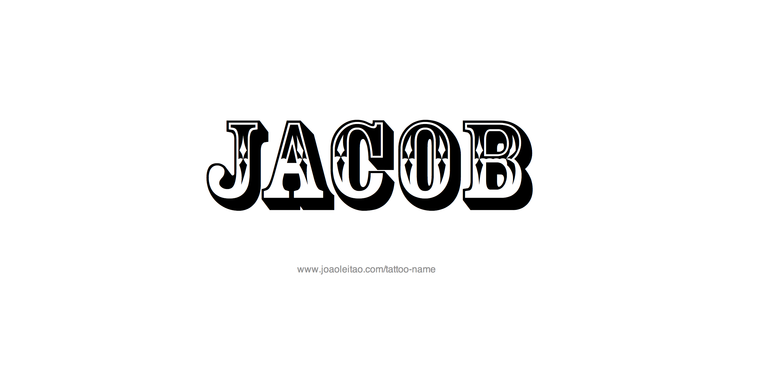 Jacob Name Tattoo Designs