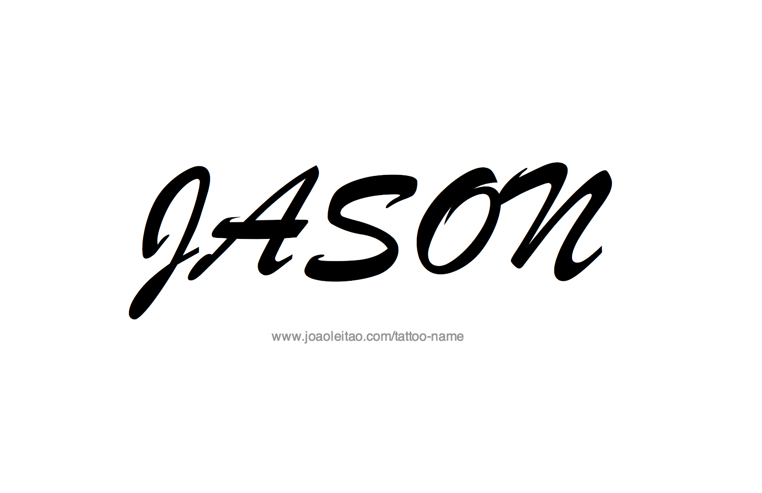 Jason Name Tattoo Designs