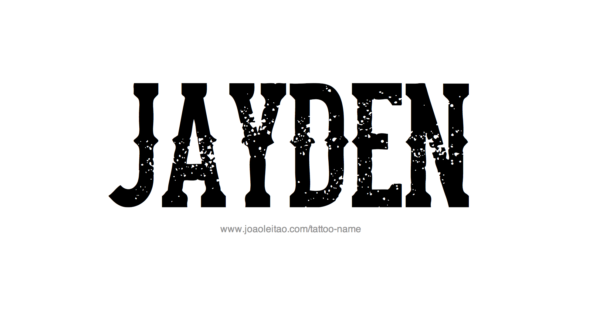 Jayden Name Tattoo Designs