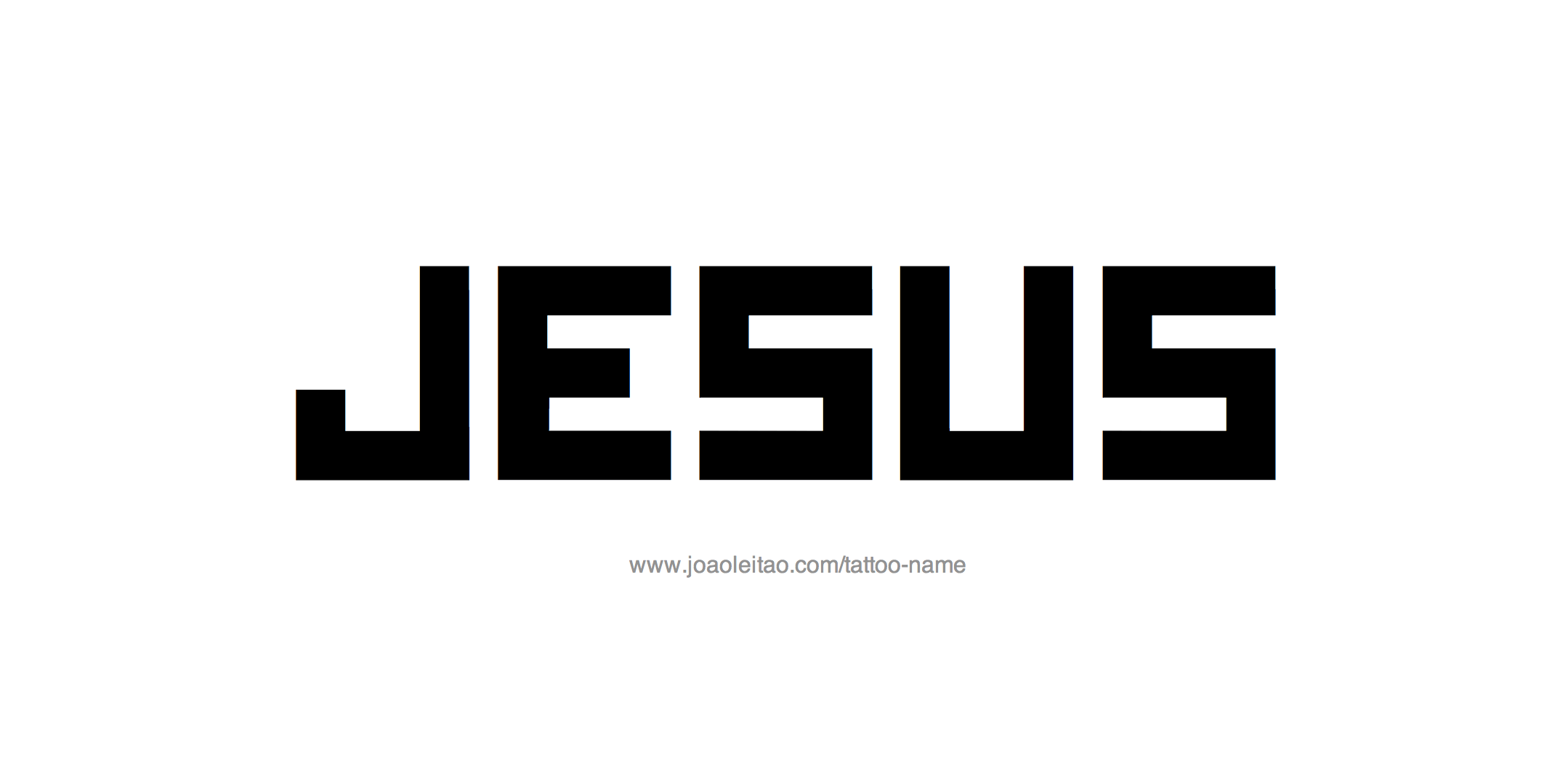 Jesus Name Tattoo Designs