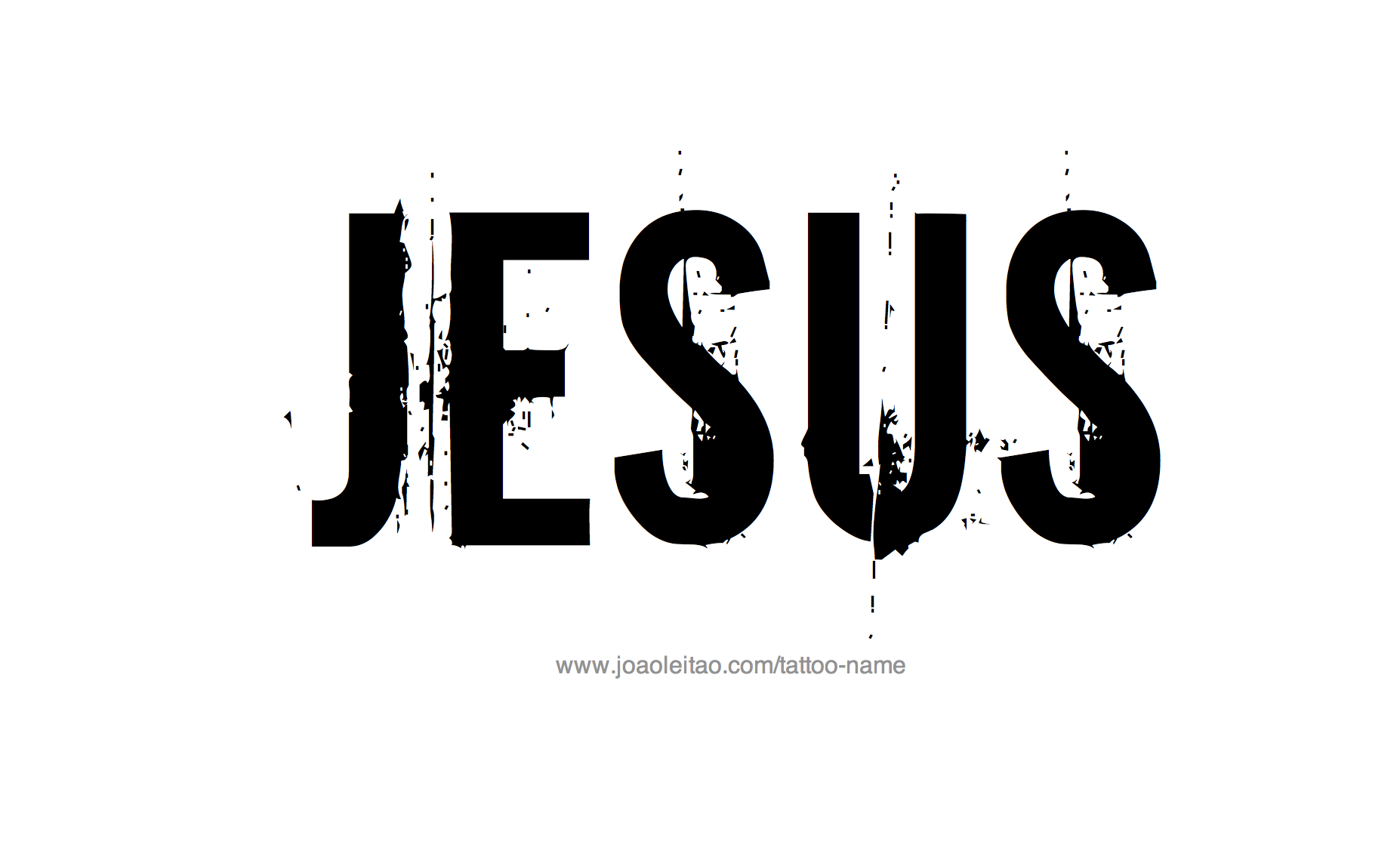 Jesus Name Tattoo Designs